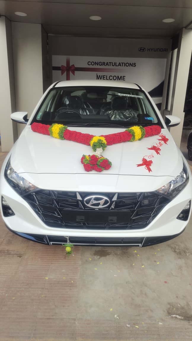Hyundai i20 freshly delivered